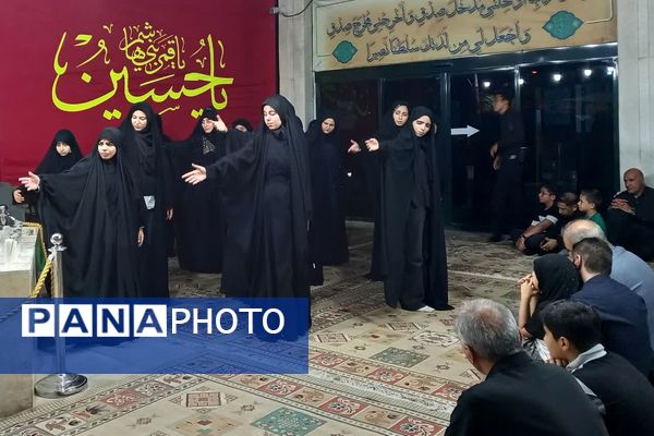 مراسم عزاداری و روضه خوانی سالار شهیدان به میزبانی ناحیه 4 شیراز