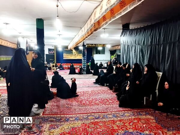 مراسم شب سوم محرم در مسجد جامع حجت بن الحسن العسکری (عج)فردیس