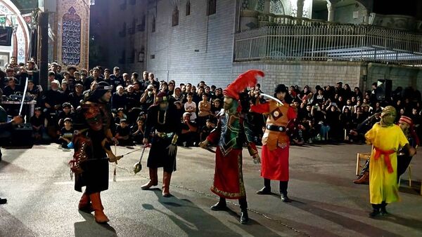 تعزیه‌خوانی در مسجد الهادی اهواز