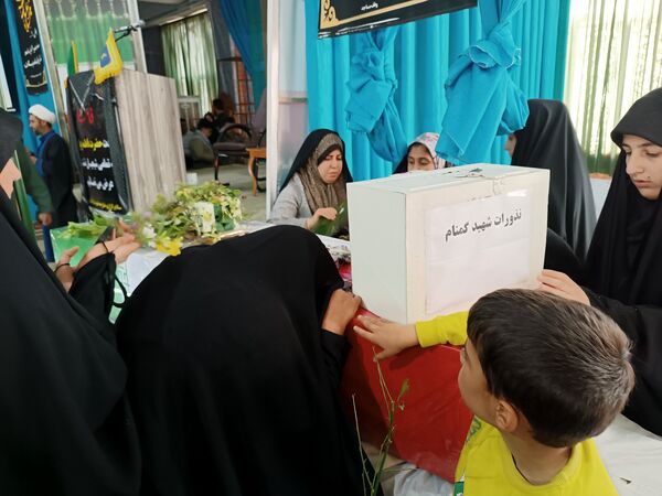 عطر حضور شهید گمنام در نماز جمعه فارسان