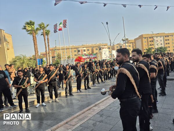 گلستان شهدا میزبان کاروان تاسوعای حسینی شد