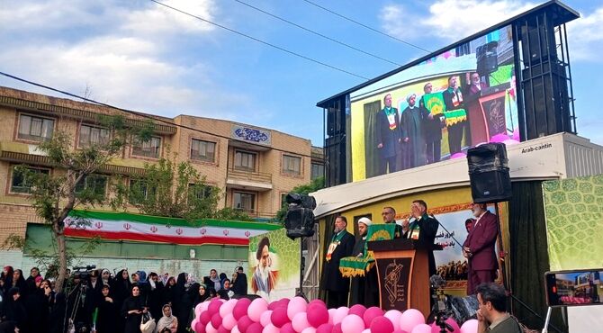 برپایی غرفه پرورشی و سلامت جشن ایراندخت در دهه کرامت