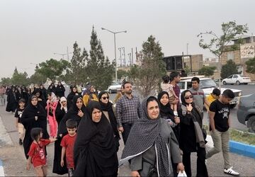 همایش پیاده روی خانوادگی فرهنگیان در تربت جام