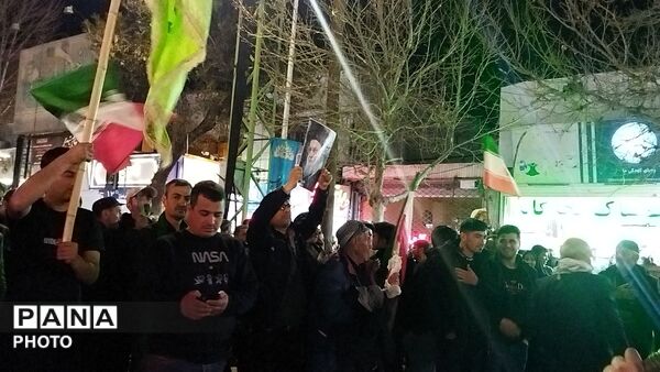عزاداری های خیابانی در شب شانزدهم شهادت رهبر معظم انقلاب اسلامی در نیشابور 