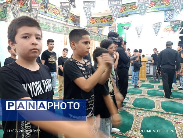 سوگواره احلی من العسل نوجوانان عاشورایی شهر آشخانه 