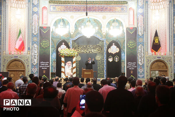 عزاداری شب شهادت امام حسن عسگری(ع) در حرم کریمه اهل بیت(س)