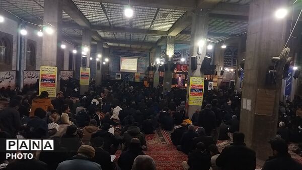 مراسم شب ۲۳ ماه رمضان در مسجد جامع نیشابور 
