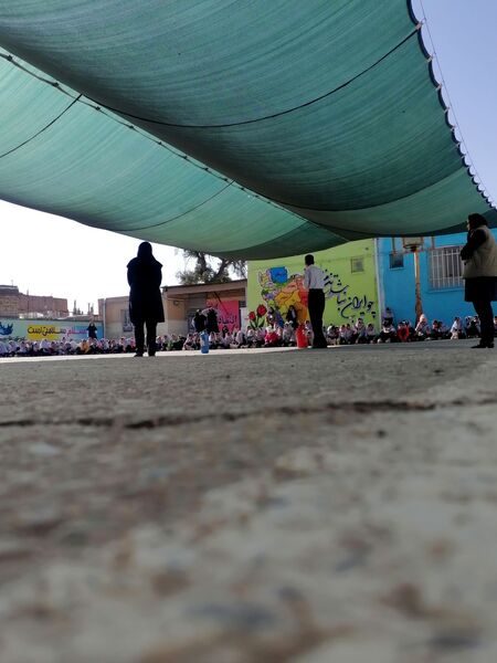 آموزش اطفاء حریق در مدرسه ناهید نخودی