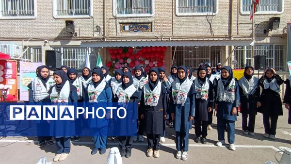 افتتاحیه طرح آهن یاری در دبیرستان کوثر فرهنگیان