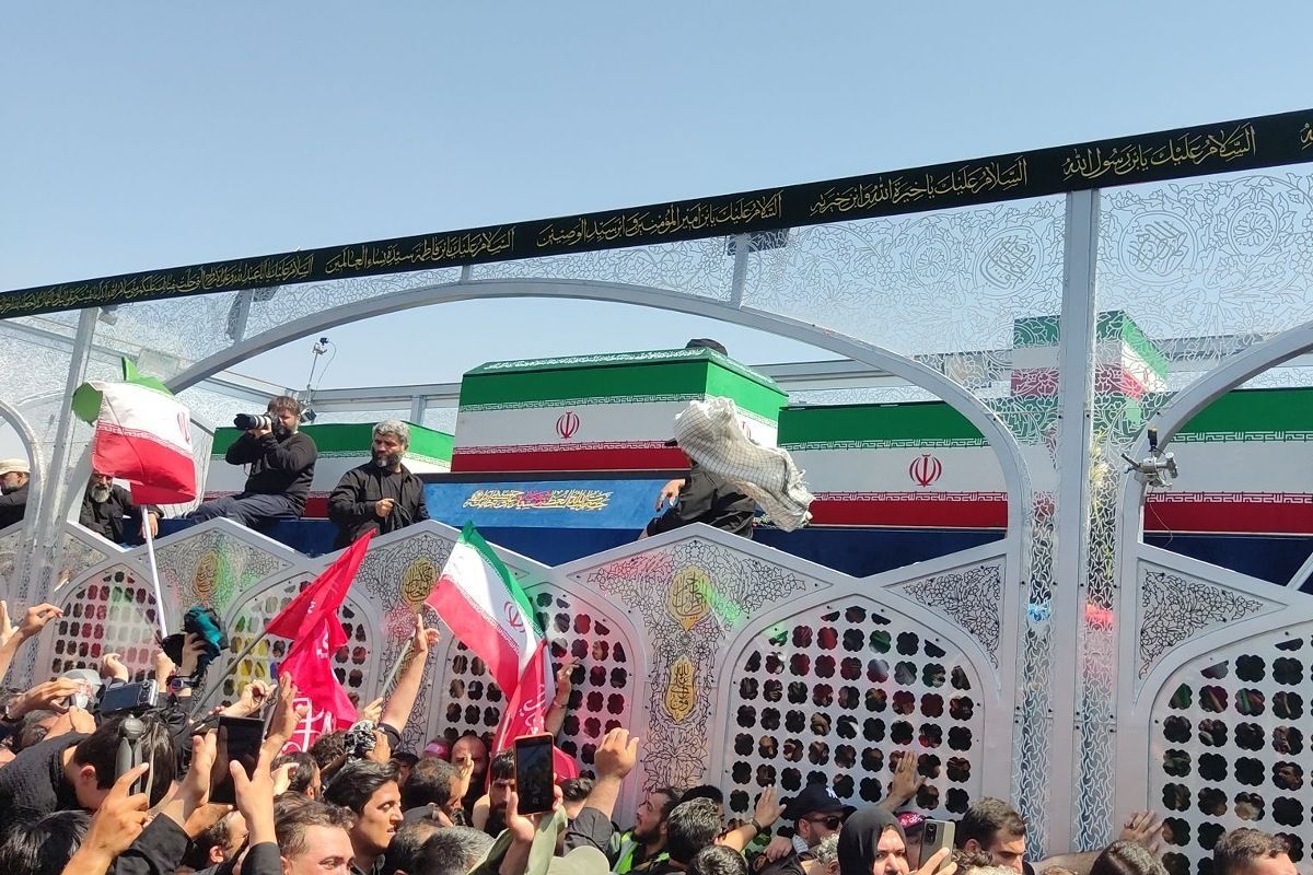 تهران از لنز دوربین خبرنگاران پانا شهرستان قدس در سوگ رهبر شهید انقلاب