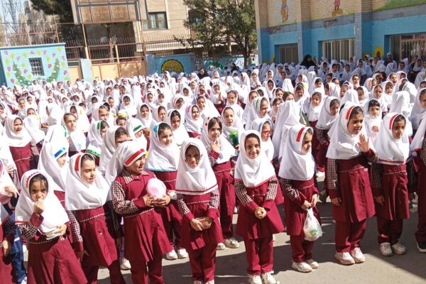 برگزاری مراسم صبحگاهی مدارس شهرستان ملارد