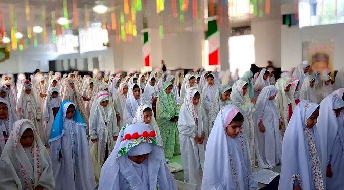 جشن تکلیف دانش‌آموزان دختر شهرستان باشت 