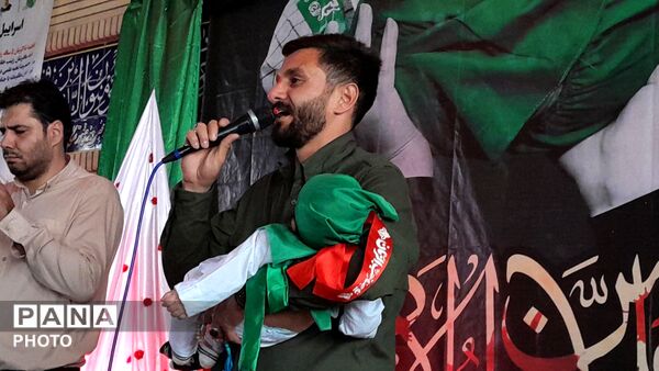  مراسم باشکوه شیرخوارگان حسینی در مسجد جامع درگزین