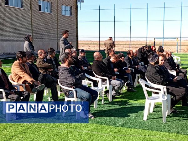 افتتاح چمن مصنوعی روستای قوژد