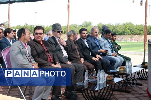 آیین افتتاحیه بزرگترین زمین چمن مصنوعی آموزش و پرورش خراسان رضوی در حاشیه شهر مشهد 