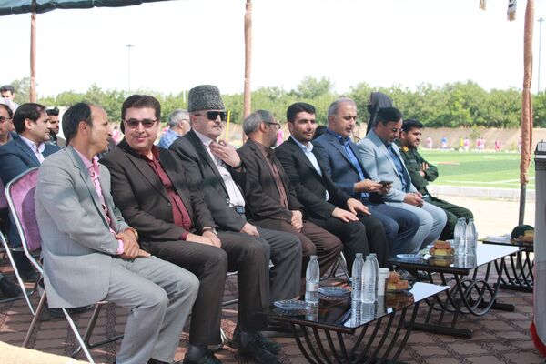 آیین افتتاحیه بزرگترین زمین چمن مصنوعی آموزش و پرورش خراسان رضوی در حاشیه شهر مشهد 