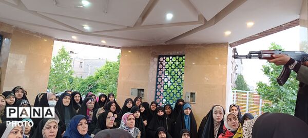 اولین جلسه آموزش نظامی «جان فدایان» کیانمهر کرج