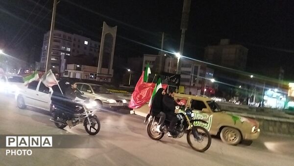 رژه ماشینی در سراسر شهر نیشابور-۱ 