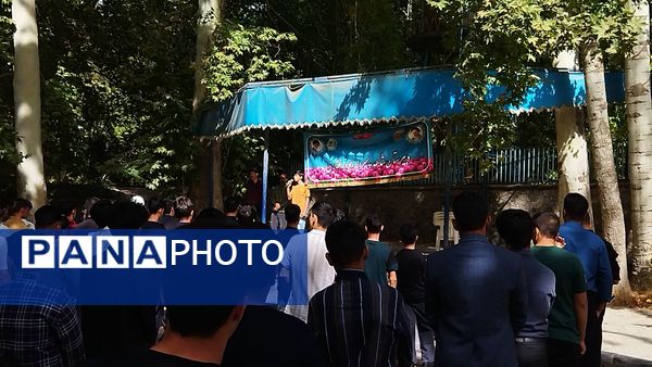 اولین صبحگاه پایه دهمی دبیرستان شاهد ابوذر غفاری نیشابور 