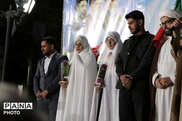 مراسم تجلیل از 2 زوج جوان در شبهای عهد و پیمان