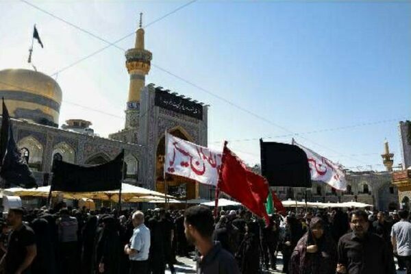 راهپیمایی جاماندگان اربعین حسینی در مشهد