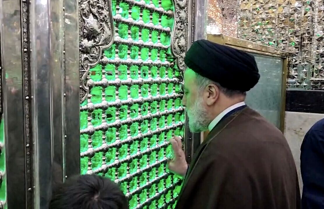 زیارت سحرگاهی آیت الله رئیسی در حرم حضرت عبدالعظیم (ع)