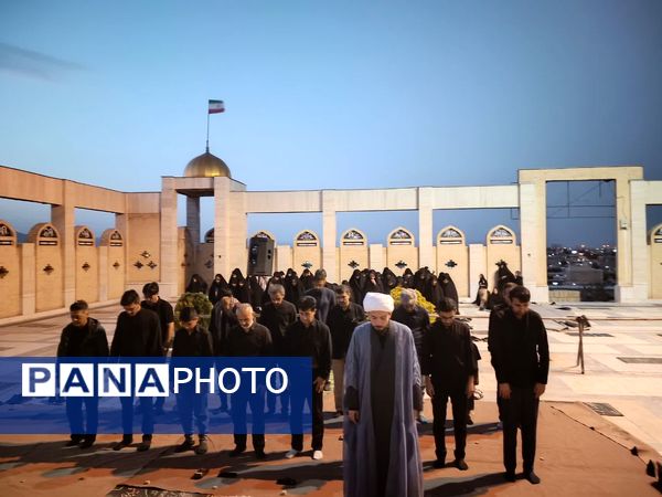 عزاداری روز دوم محرم در گلزار شهدای درق 