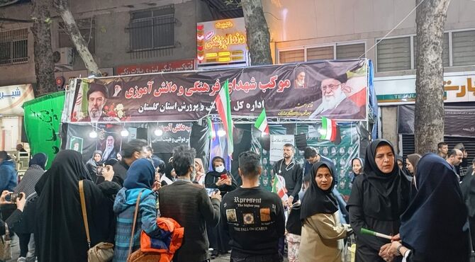گرگانی‌ها برای سی‌امین شب متوالی حاضر بودند