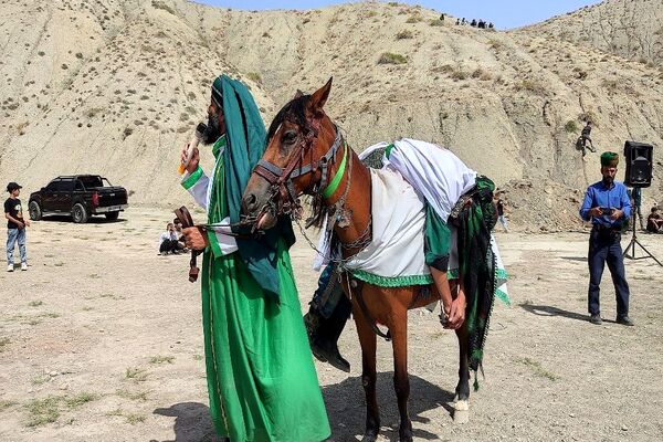 مراسم تعزیه خوانی اربعین حسینی در شهر نیشابور