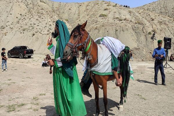مراسم تعزیه خوانی اربعین حسینی در شهر نیشابور