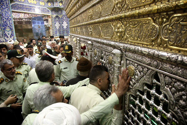 آیین گرامیداشت سالروز طوفان الاقصی با حضور کارکنان پلیس در قم