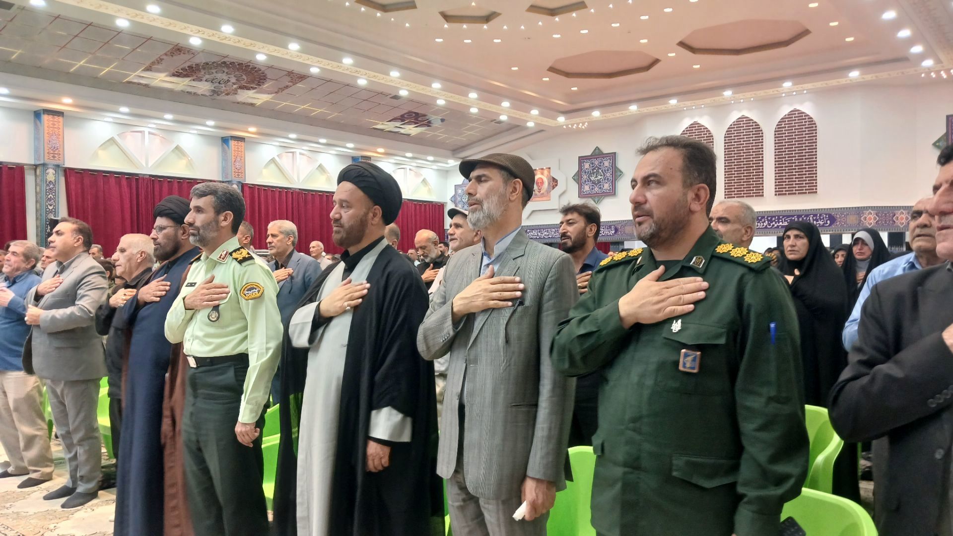 مراسم بزرگداشت اربعین شهدای اقتدار در یاسوج 