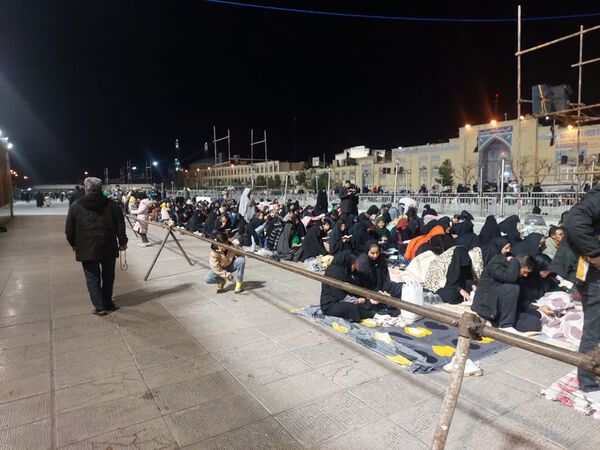 مراسم احیاء سومین شب قدر در حرم حضرت معصومه(س)