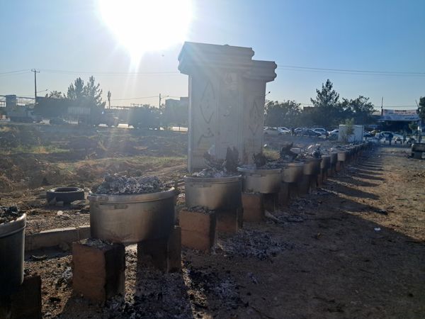 عاشورای حسینی در آشخانه و ۷۲ دیگ غذای نذری