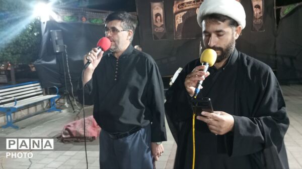 مراسم عزاداری در شب عاشورای حسینی
