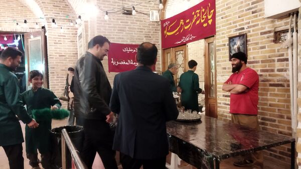 گذری بر چایخانه حضرت فاطمه زهرا در مسجد جامع نیشابور 