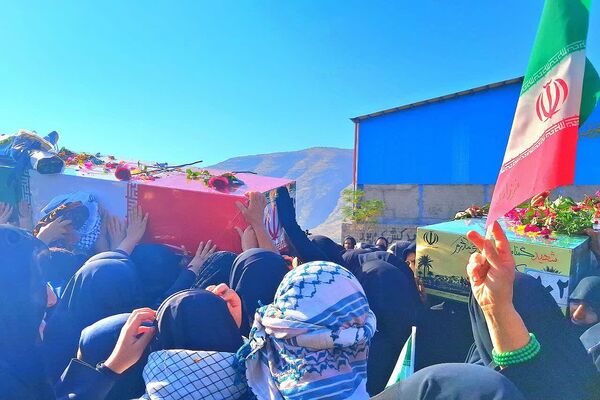 استقبال باشکوه از پیکر۶ شهید گمنام در شهرستان باشت