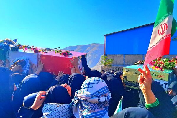 استقبال باشکوه از پیکر۶ شهید گمنام در شهرستان باشت