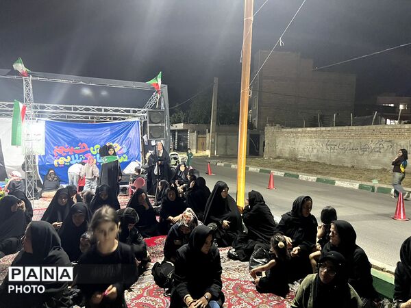 مراسم شور حسینی در ساوجبلاغ شهرک ینگی امام