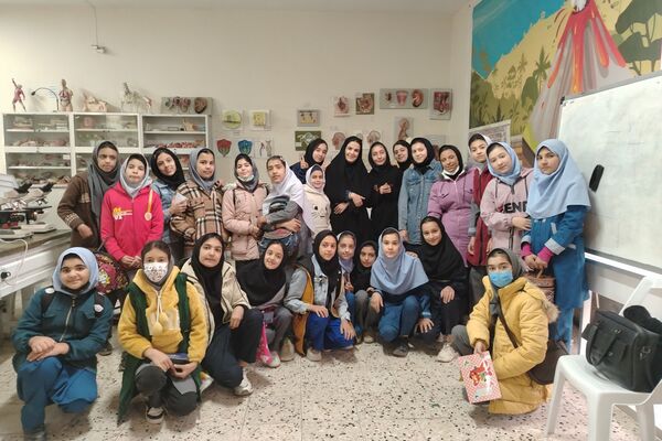 اردوی علمی آموزشی دانش‌آموزان شهر بار در پژوهش‌سرای مهندس زنده یاد مسیح آبادی 