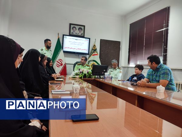 تجلیل از خبرنگاران پانا توسط فرماندهی انتظامی قائمشهر