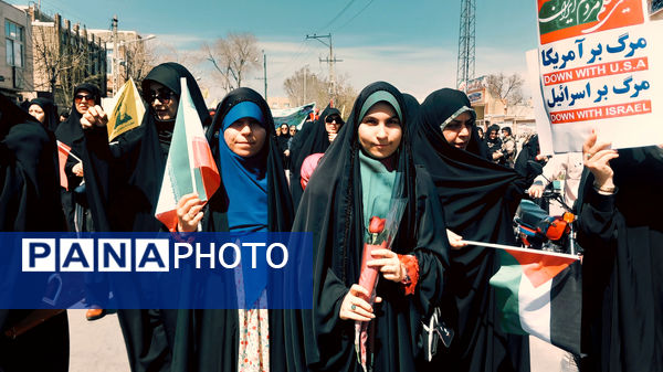 حماسه آفرینی مردم اراک در روز قدس