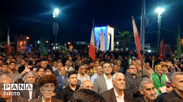 پایداری، استقامت و همصدابودن مردم کوهدشت در اجتماعات شب هشتادو یکم