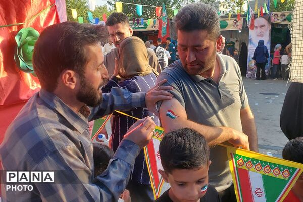 برپایی غرفه های مهدویت، فرهنگی هنری، بهداشت - سلامت، ورزشی و بسیج فرهنگیان در چهاردانگه