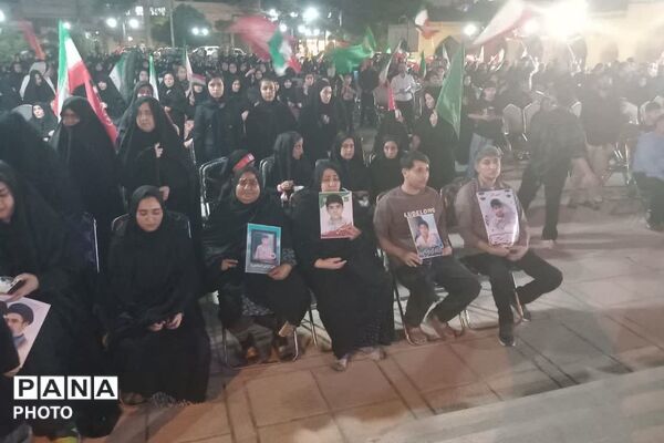 شکوه بیعت اهالی زرقان با آرمان‌های رهبر شهید