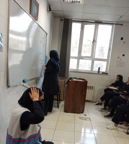 برگزاری مانور زلزله در مدارس تربت حیدریه 