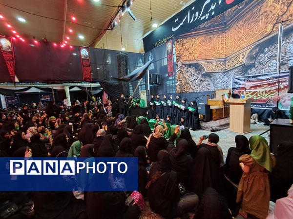 مراسم شیرخوارگان حسینی در حسینیه عاشقان ثارالله قائمشهر