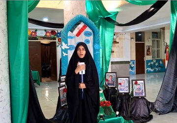 سالروز شهادت شهید خدمت و همراهان در کانون سمیه ناحیه ۴شیراز 