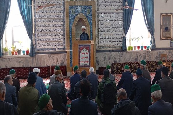 اقامه نماز جمعه در آخرین هفته ماه مبارک شعبان شهر بار نیشابور 