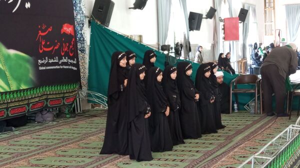 مراسم شیرخوارگان حسینی در مصلی بزرگ امام علی(ع) شهرستان ساوه